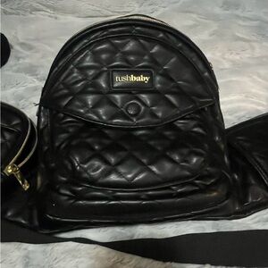 Black Vegan Leather Tushbaby